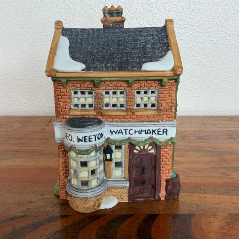 Department 56 Heritage Village Collection 1988 Geo Weeton Watchmaker #59269